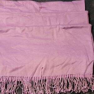 Pashmina Lilac Scarf with Fringe